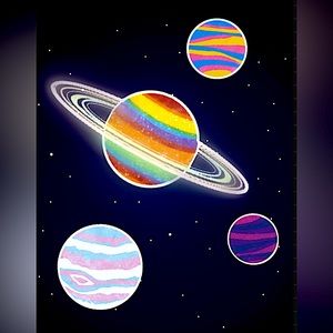 Sticker Sheet Planet Stickers-LGBT Theme- Pride Sticker